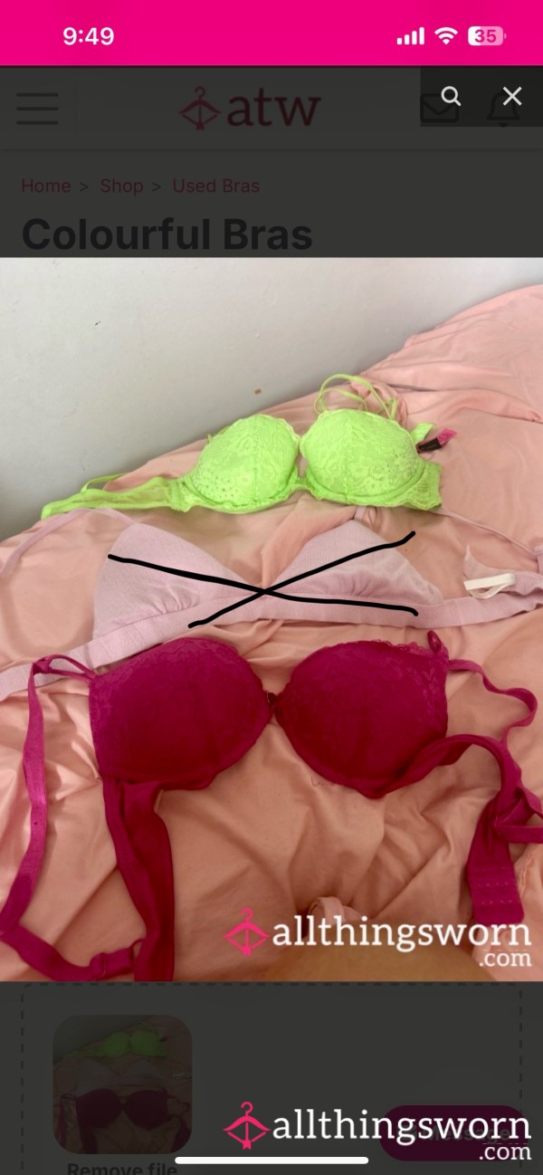 Colourful Bras