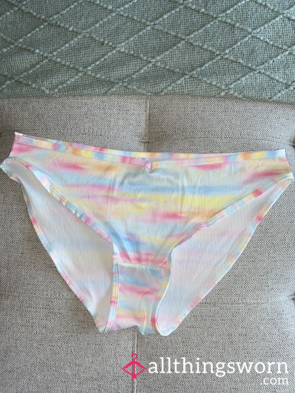 Colourful Cheeky Ribbed Panties🩵with Free Shipping In Canada