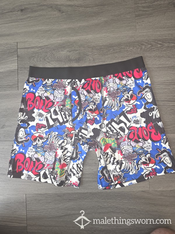 Colourful Customise Spandex Sporty Boxers Large (1 Day Wear Standard)