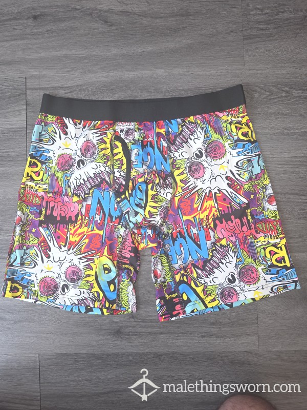 Colourful Customise Spandex Sporty Boxers Large (1 Day Wear Standard)