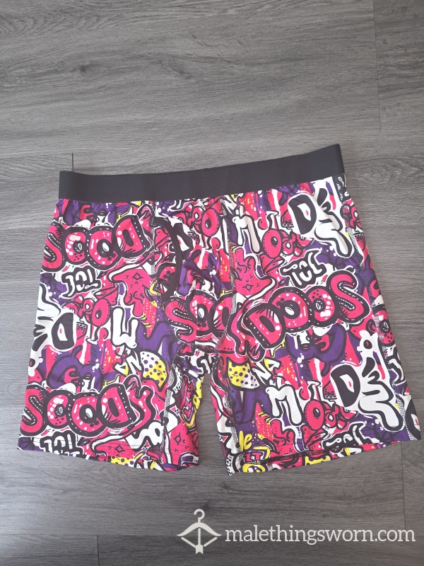 Colourful Customise Spandex Sporty Boxers Large (1 Day Wear Standard)