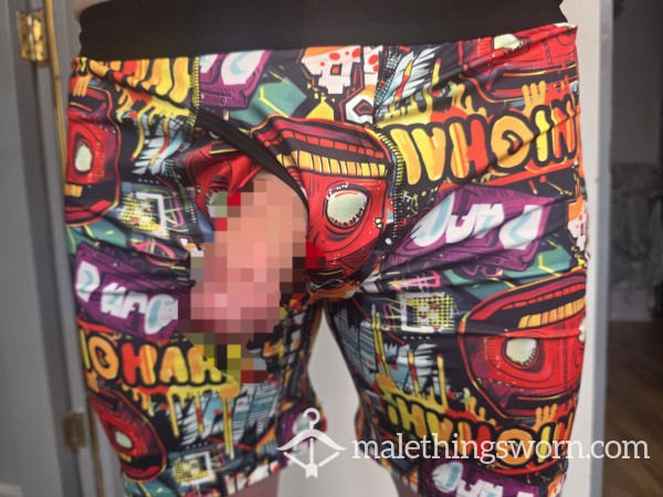 Colourful Customise Spandex Sporty Boxers Large (1 Day Wear Standard)