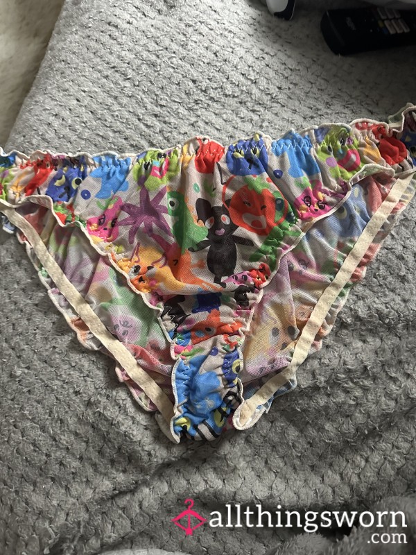 Colourful Mesh Panties