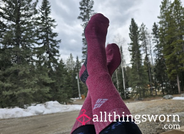 Columbia Socks Worn At Work