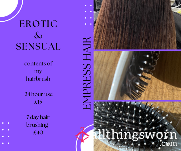 Come And Play With My Erotic And Sensual Long Brunette Hair.