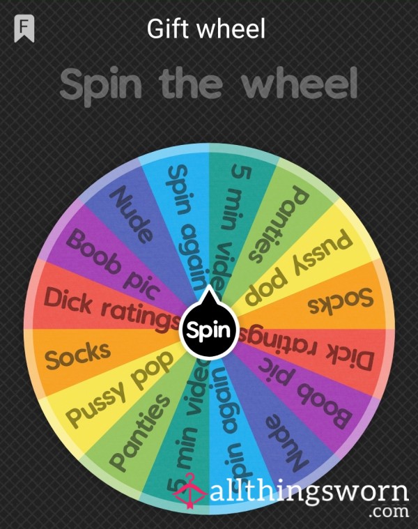 Come Spin My Gift Wheel