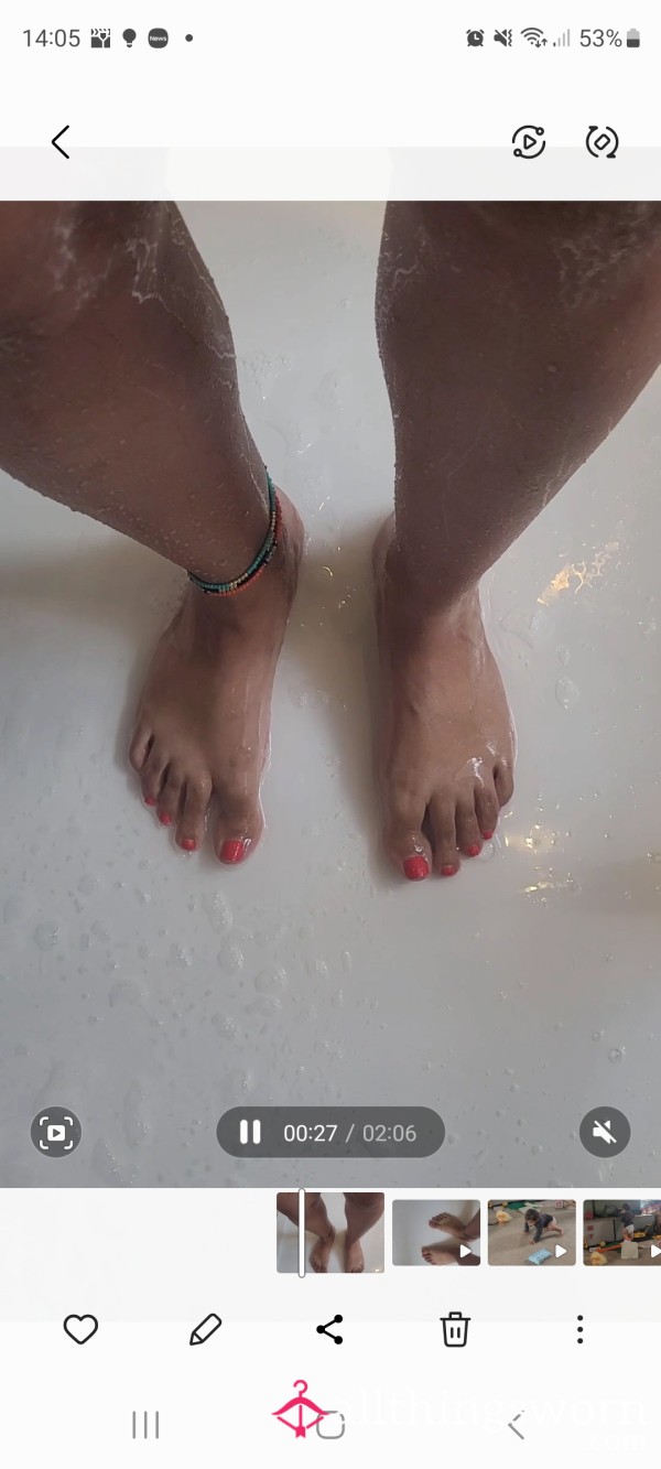 Come Wash My Little Piggies 🐷