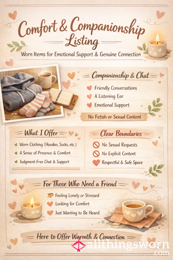 Comfort & Companionship — A Safe, Non-s**ual Space