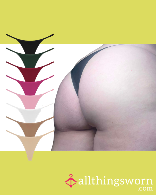 ✨ Comfortable Stretch Cotton Thong (Size Large)