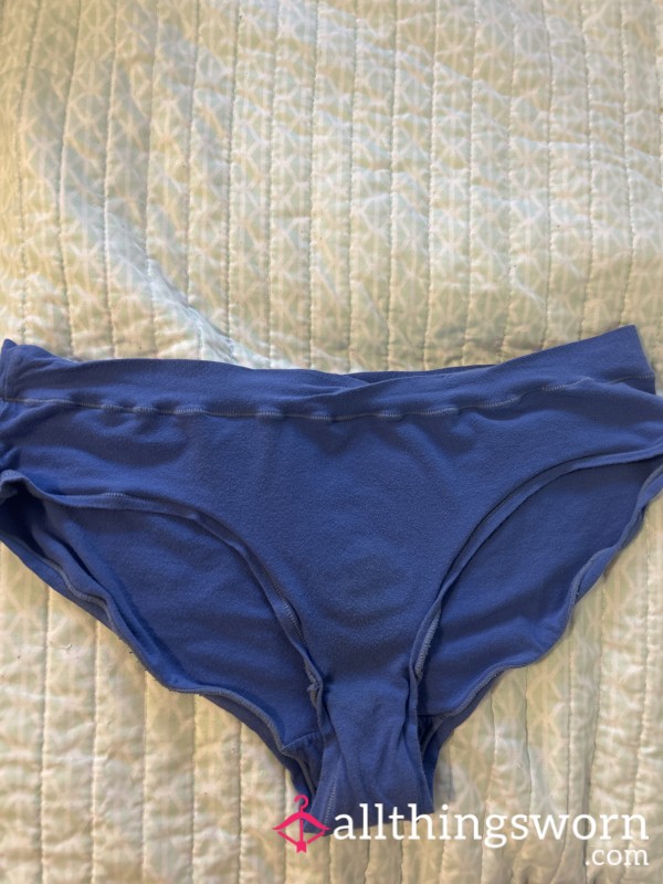 Comfy Cotton Blues - Large Gusset Sewn At End