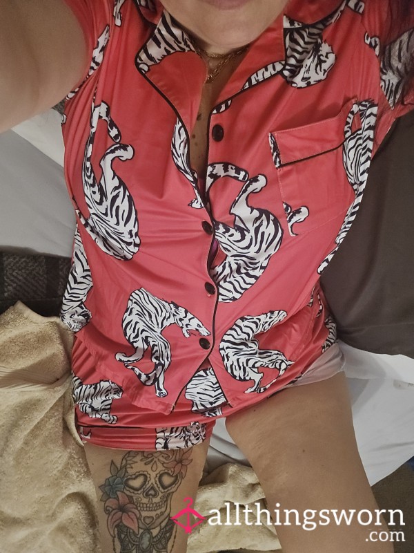 Comfy Pj Shorts/top Set
