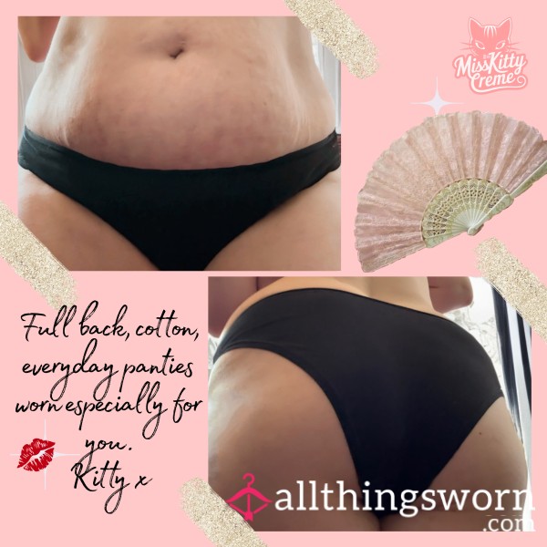Well Worn Full Back Everyday Panties - 48 Hours Wear