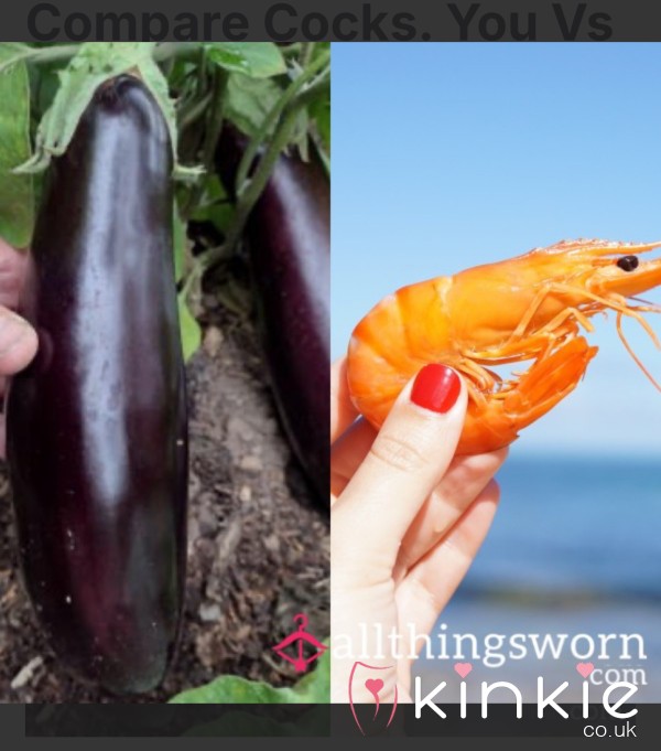 Compare C*cks. You VS A REAL Man 🍤 😉