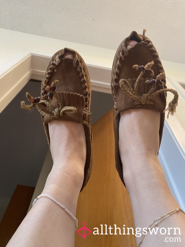 Completely Destroyed Steve Madden Moccasins- 10+ Years Old