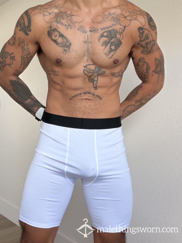 Compression Shorts (Black, White, Or Gray)