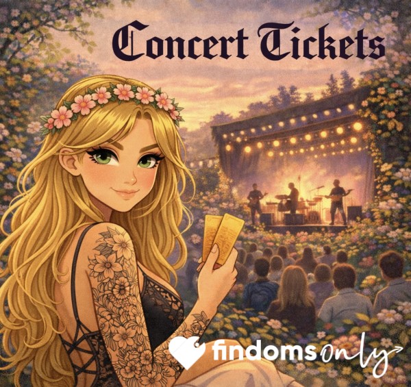 Concert Tickets - For Me, You Stay Home Where You Belong 😌🎶