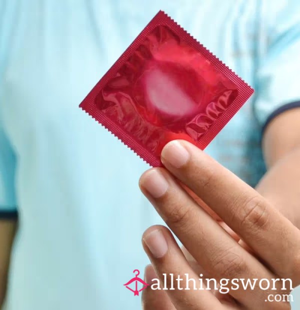Condom Filled By My Sub With Video😈💦