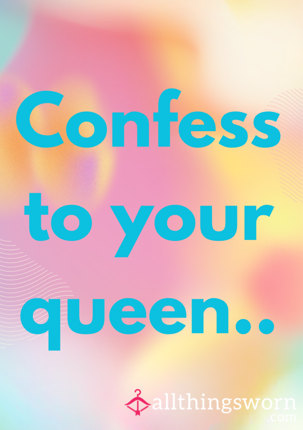 😈♥️Confess Your Sins♥️😈