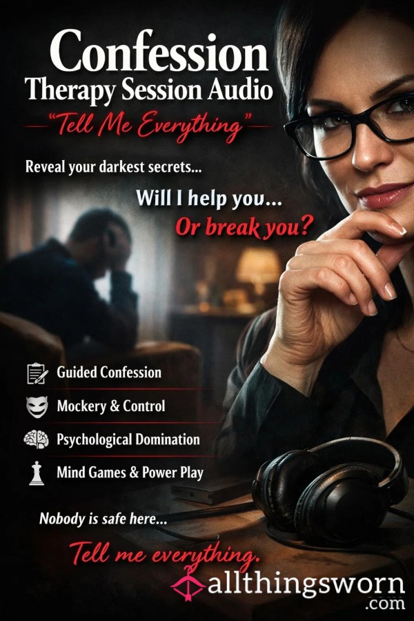 Confession Therapy Session Audio – Tell Me Everything