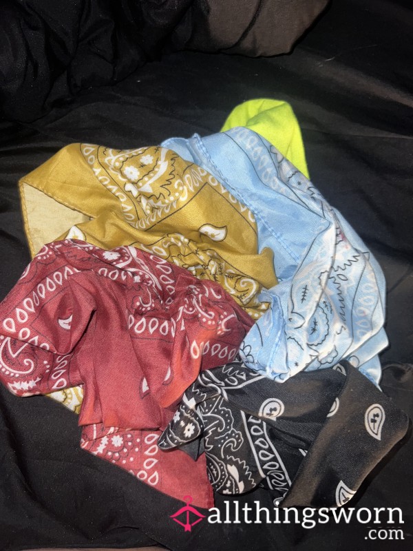 👷🏻‍♀️💦Construction Work Worn Bandanas 💦👷🏻‍♀️
