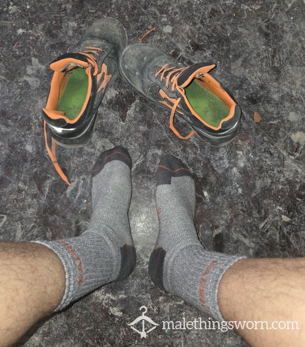 Construction Worker Well Worn Socks Fully Custom