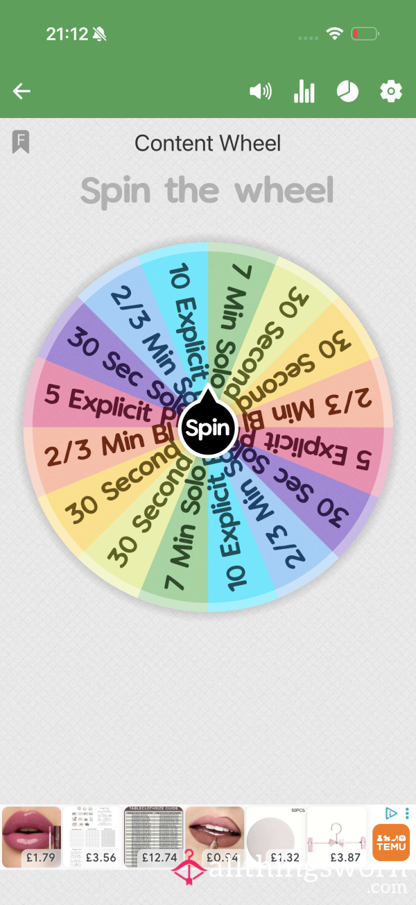 Content Spin The Wheel