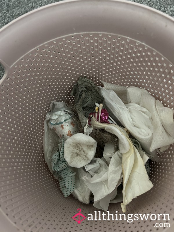 Contents Of My Bedroom Bin, Trash, Rubbish
