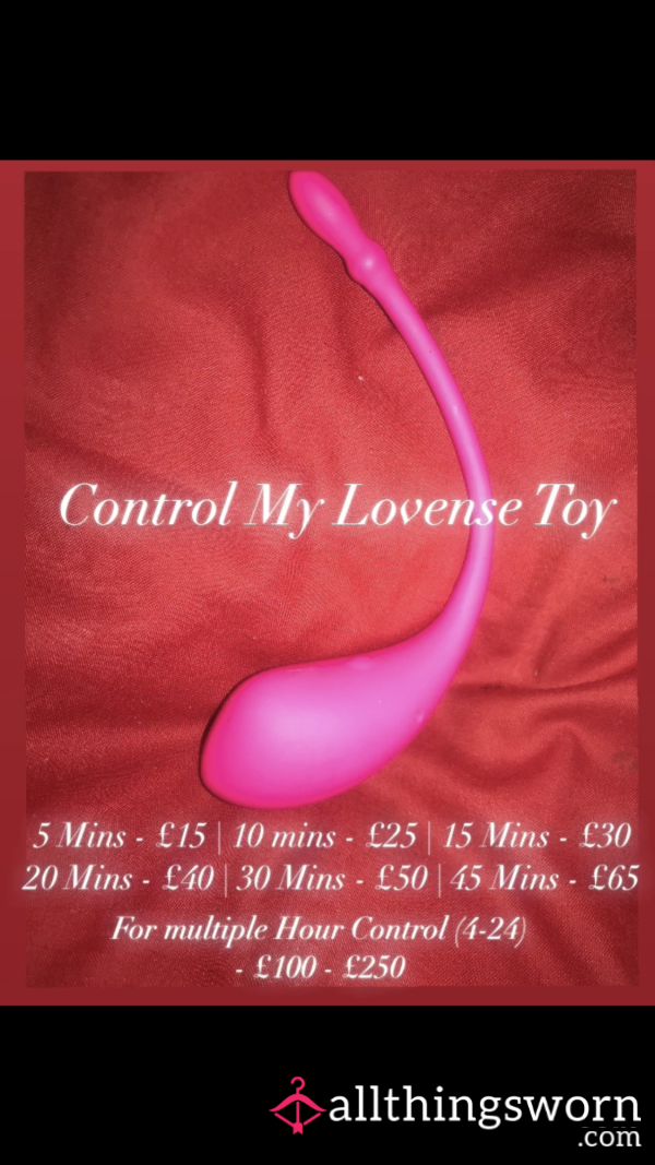 Control My Lovense LusyToy 🍆💦
