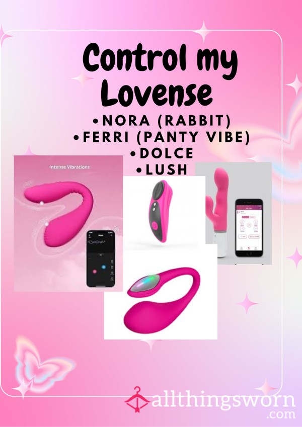 🦋✨ Control My Lovense Toys ✨🦋