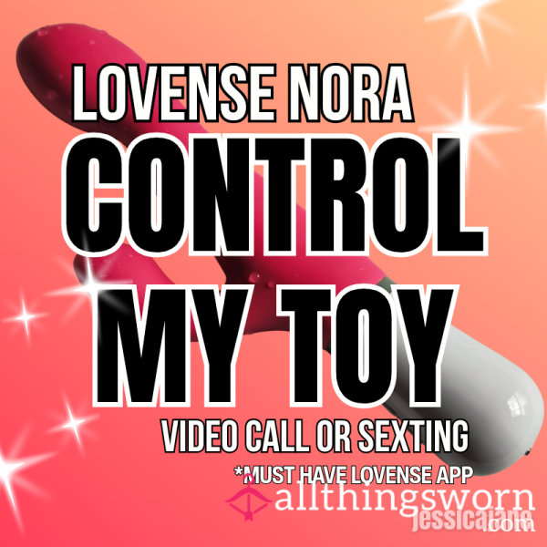CONTROL MY TOY // MAKE ME WET💦! Lovense Nora Control During S**ting Or Video Call (15 Min For $20)