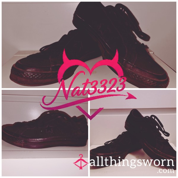 Converse Black Suede