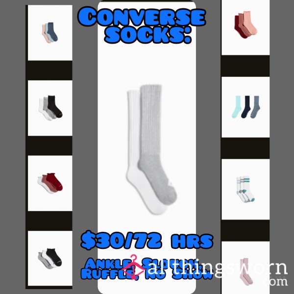 Converse Socks: Ankle, Slouch, Crew, No Shows