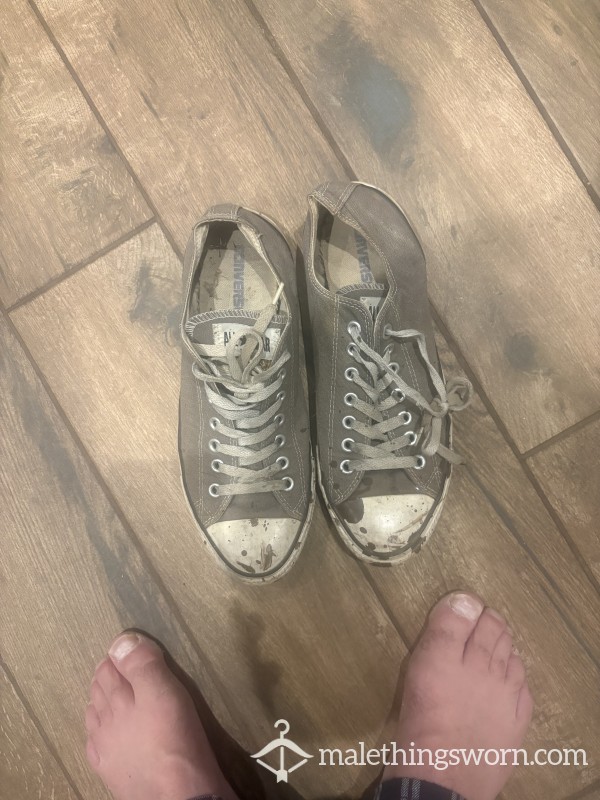 Converse, Well Worn And Used