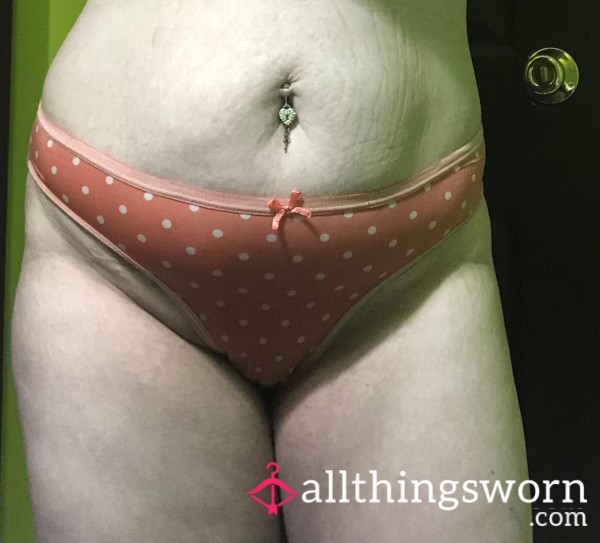 Cor*l Colour Polka-dot Panties