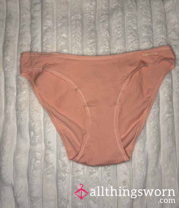 Cor*l Pink / Orange Calvin Klein Bikini Panties