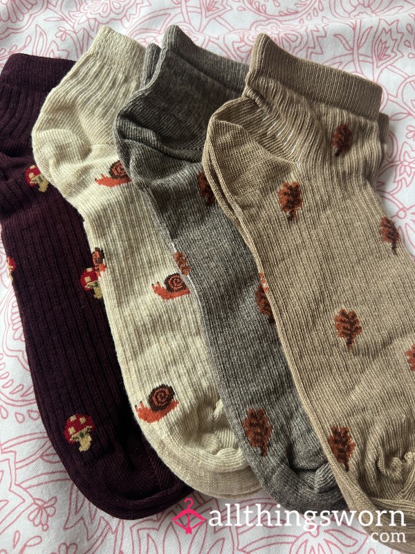 Cosy Autumn Socks 🍁🍄‍🟫