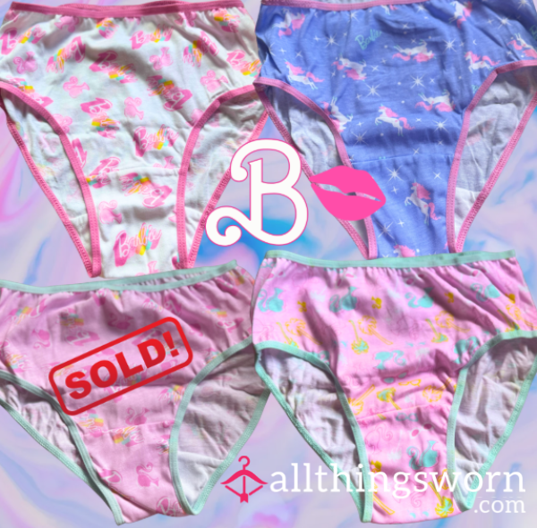 Cotton Barbie Pantie Collection🩷