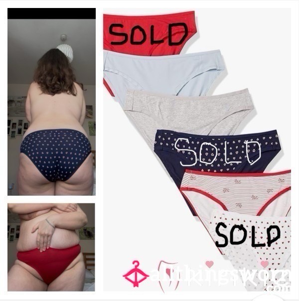 Cotton Bikini-cut Panties, Come In A Range Of Colours