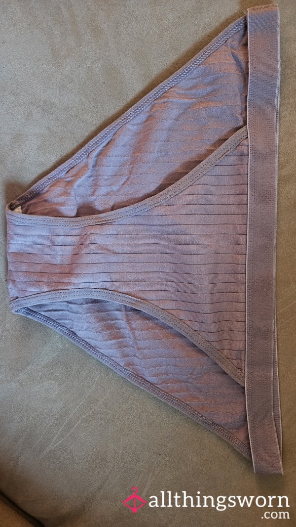 Pink Cotton Bikini Cut Panty