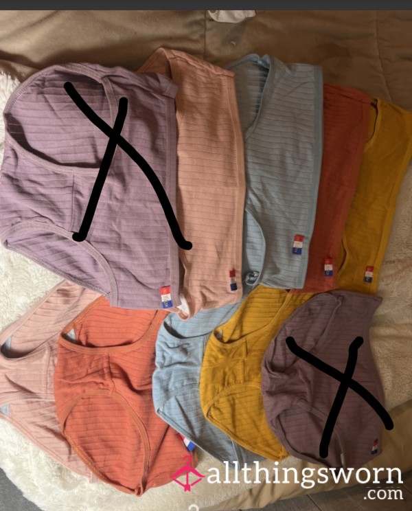 Cotton Bikini Panties Pick Your Pair Comes With 7Day Wear