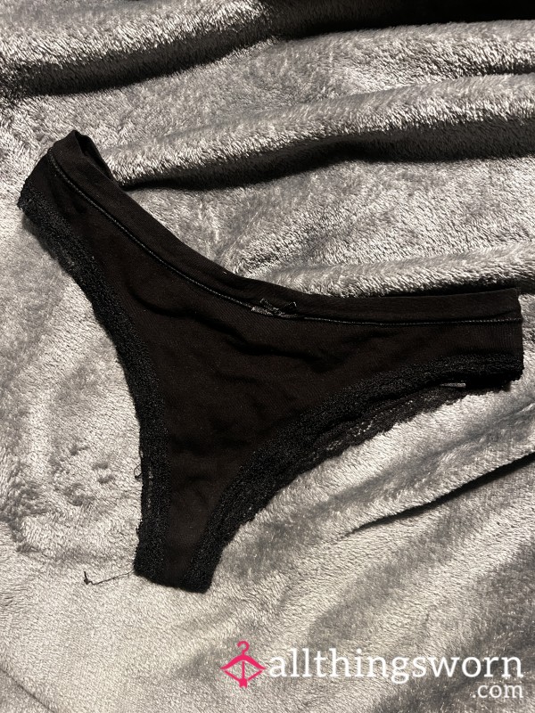 Cotton Black Brazilian Panties🐱🖤