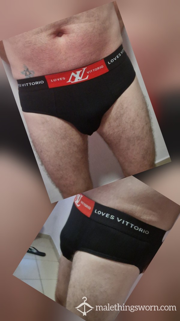 Cotton Black Briefs
