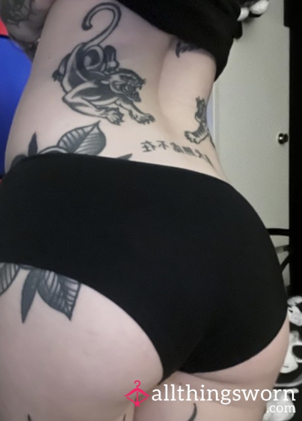 Cotton Black Panties