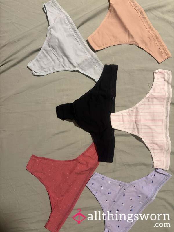 Cotton Blend Thongs