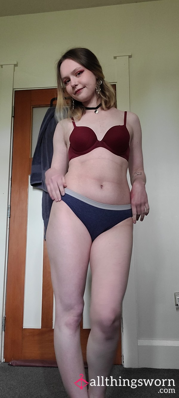 Cotton Blue Undies, Well-worn