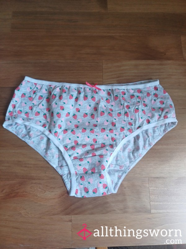 Cotton Brief Berry Panties - Cute And Girly 💕