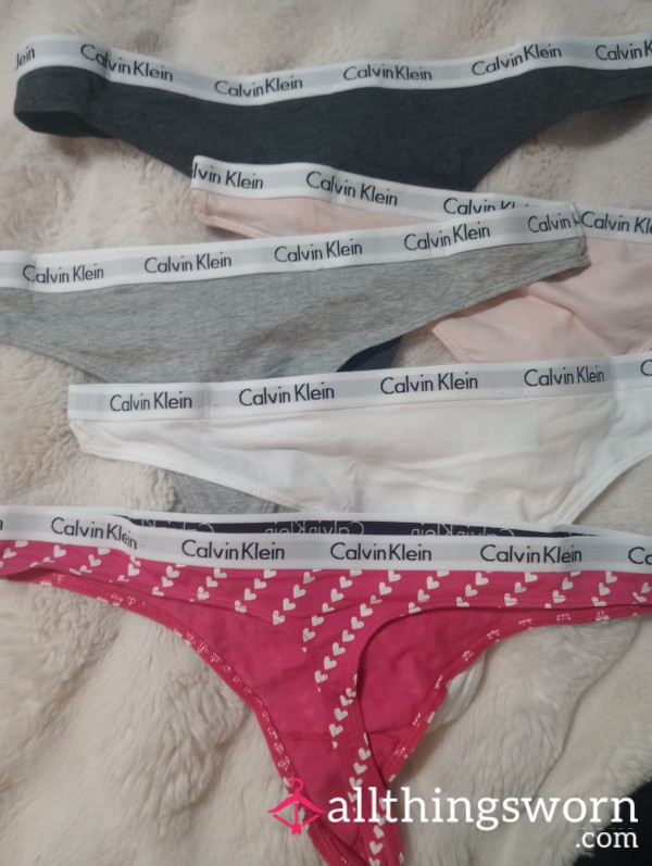 Cotton Calvin Klein Cla**ic Thongs --$25 Shipping Included Or Mix And Match For $45