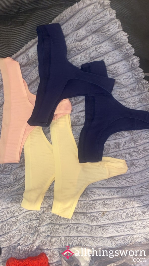 Cotton Coloured Thongs £20 + P&p