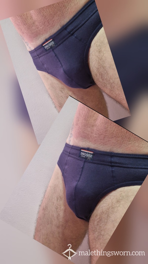 Cotton  Dark Blue Briefs