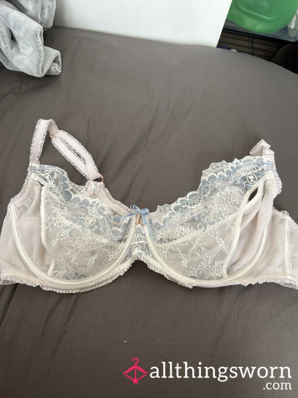 Cotton Frill Bra🩵